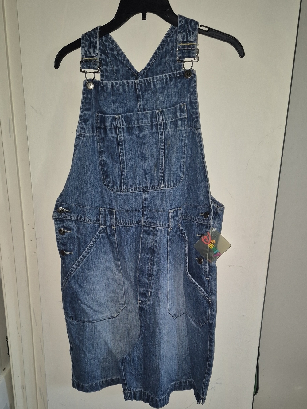 Disney Denim Overall SHORTS - XL - Blue